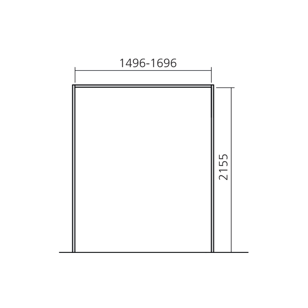 Lit abattable vertical avec 1 table