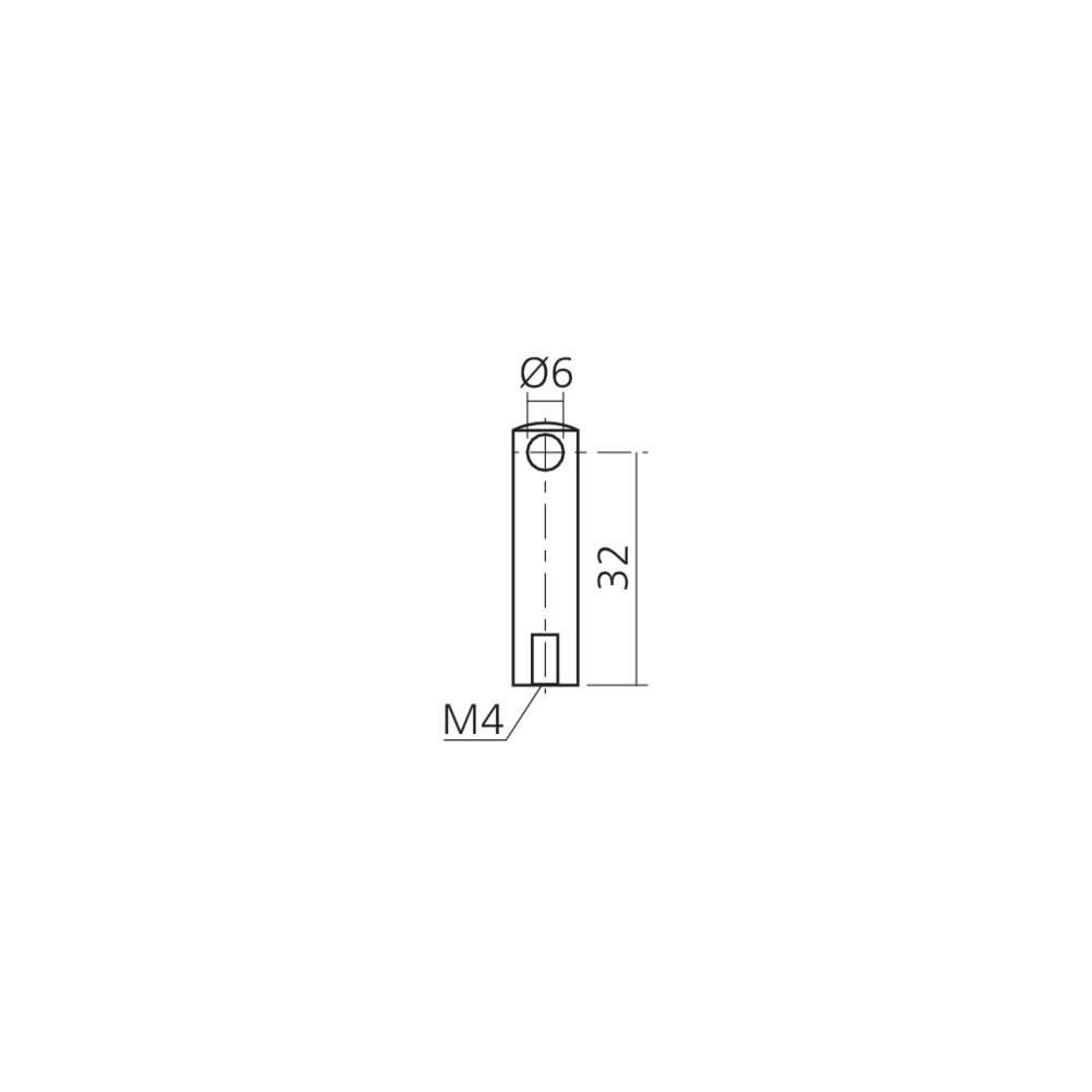 Support d'extrémité à visser