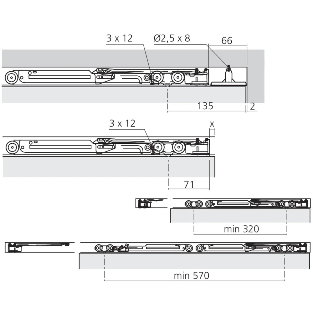 Amortisseur pour PORTA