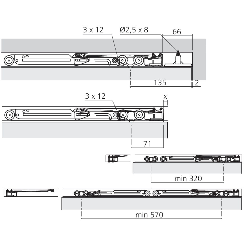 Amortisseur pour PORTA