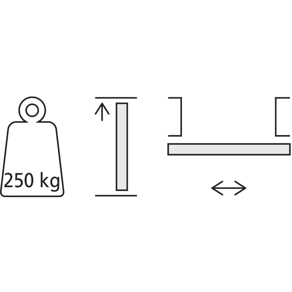 Garniture 1 porte Junior 250