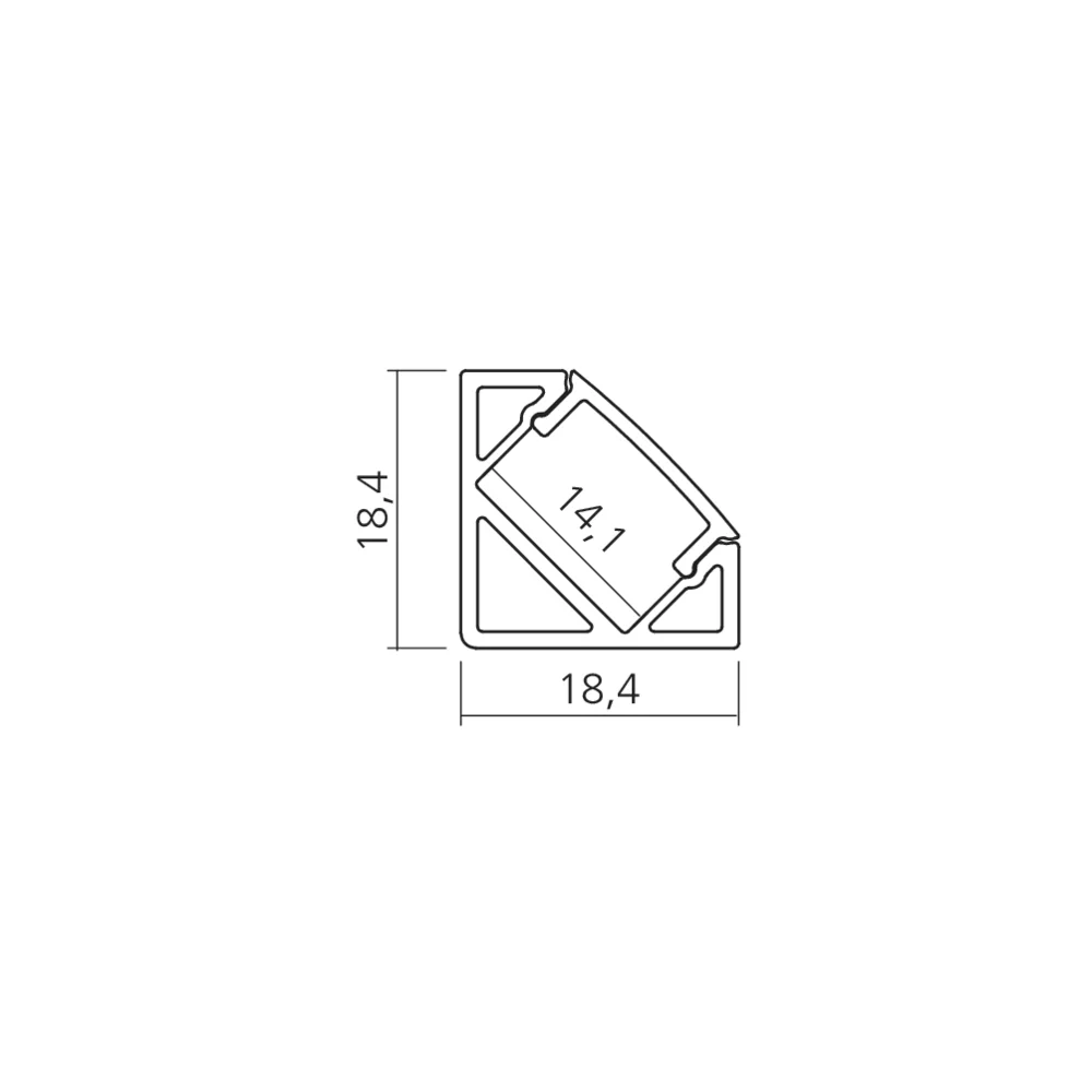 Profil d'angle 19x19