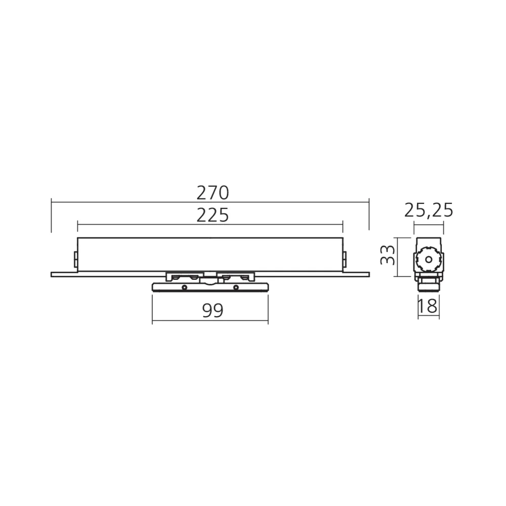 Pivot de porte noir 150 kg