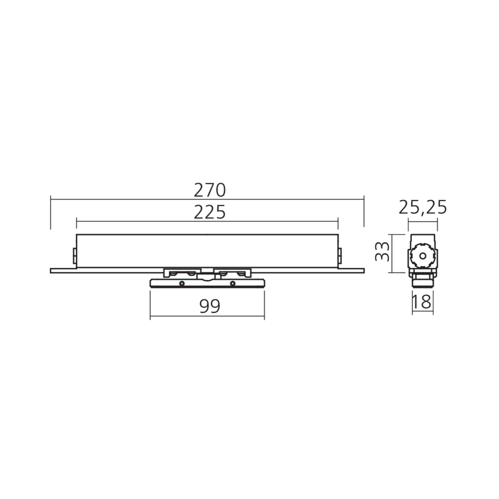 Pivot de porte noir 150 kg