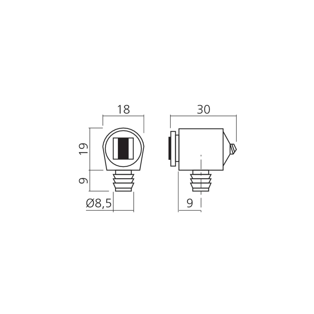 Loqueteau magnétique GEMO