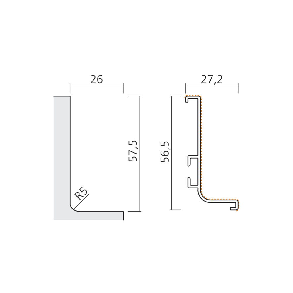 Profil GOLA prise de main simple