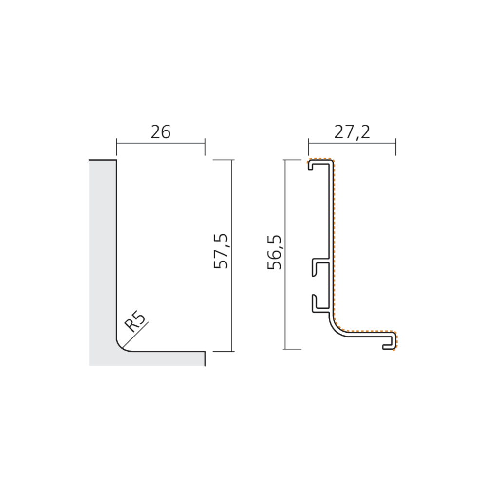 Profil GOLA prise de main simple