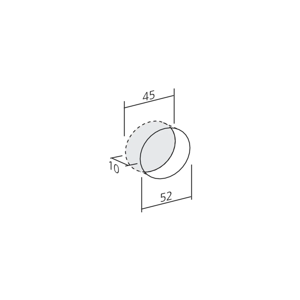 Poignée tirette à encastrer