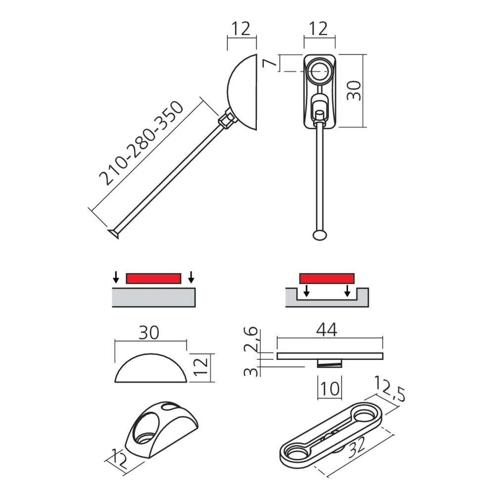 Tendeurs pour étagère