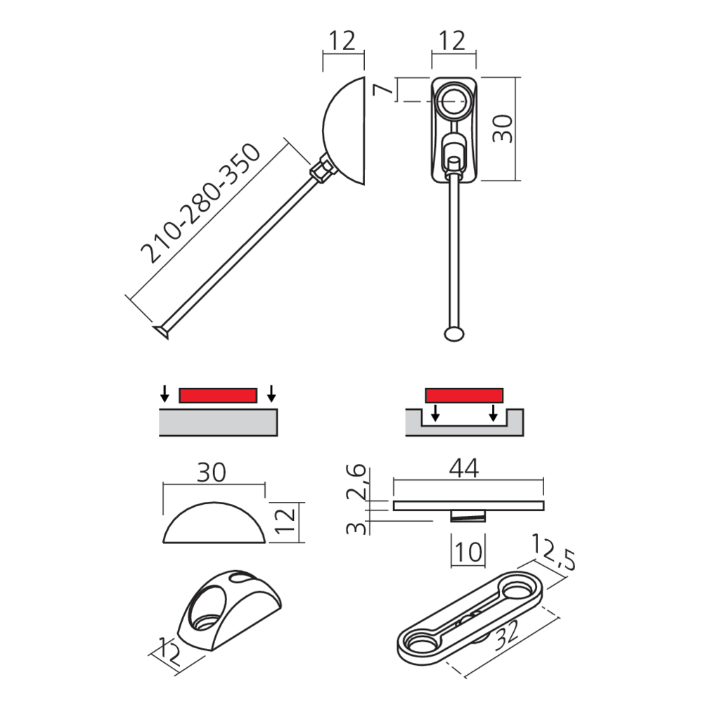Tendeurs pour étagère