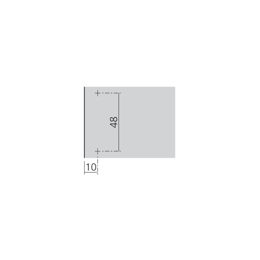 Embase à cadre à visser