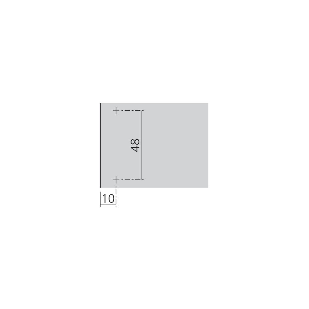 Embase à cadre à visser