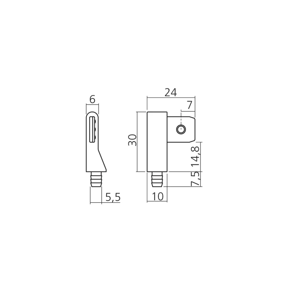 Support pour rambarde