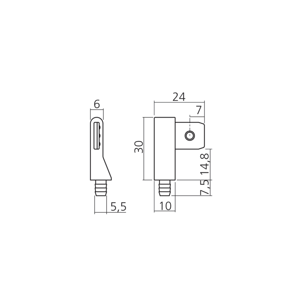 Support pour rambarde