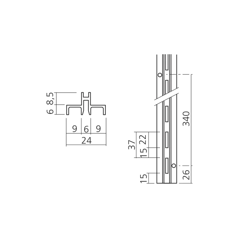 Crémaillère polyvalente M