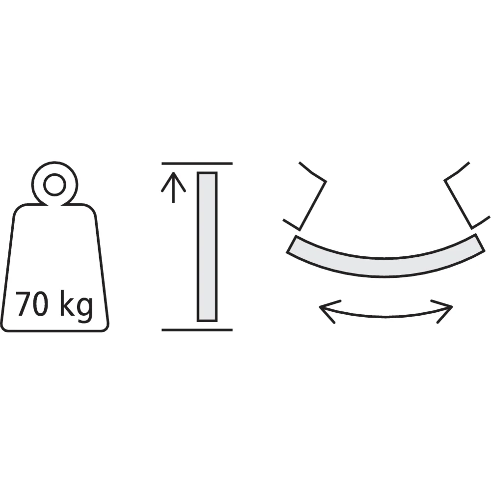 Garniture 1 porte Media 70