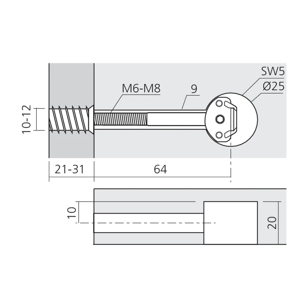 Assembleur ZIPBOLT pour tables, lits