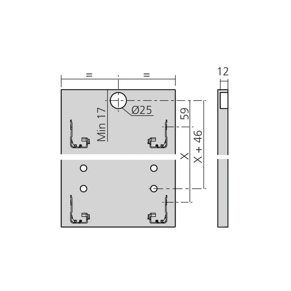 Entraîneur façade à l'anglaise