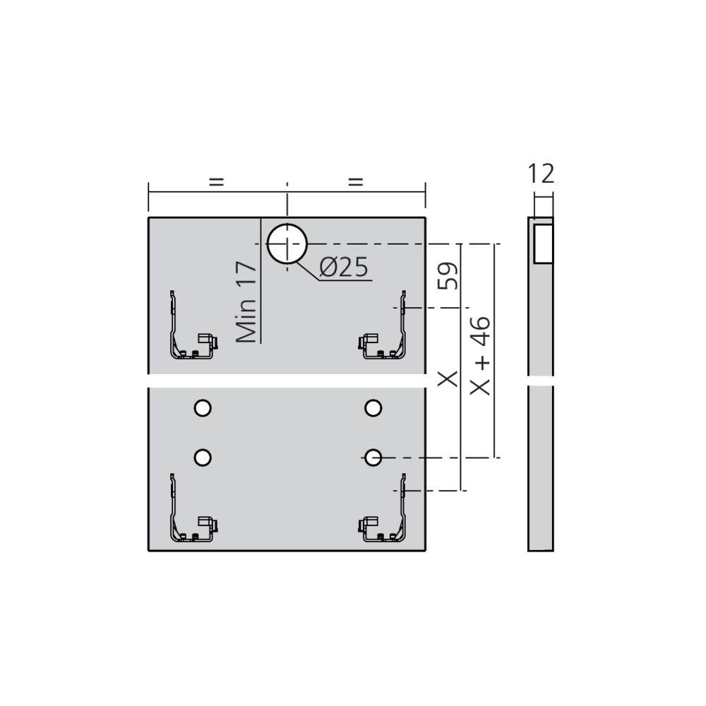 Entraîneur façade à l'anglaise