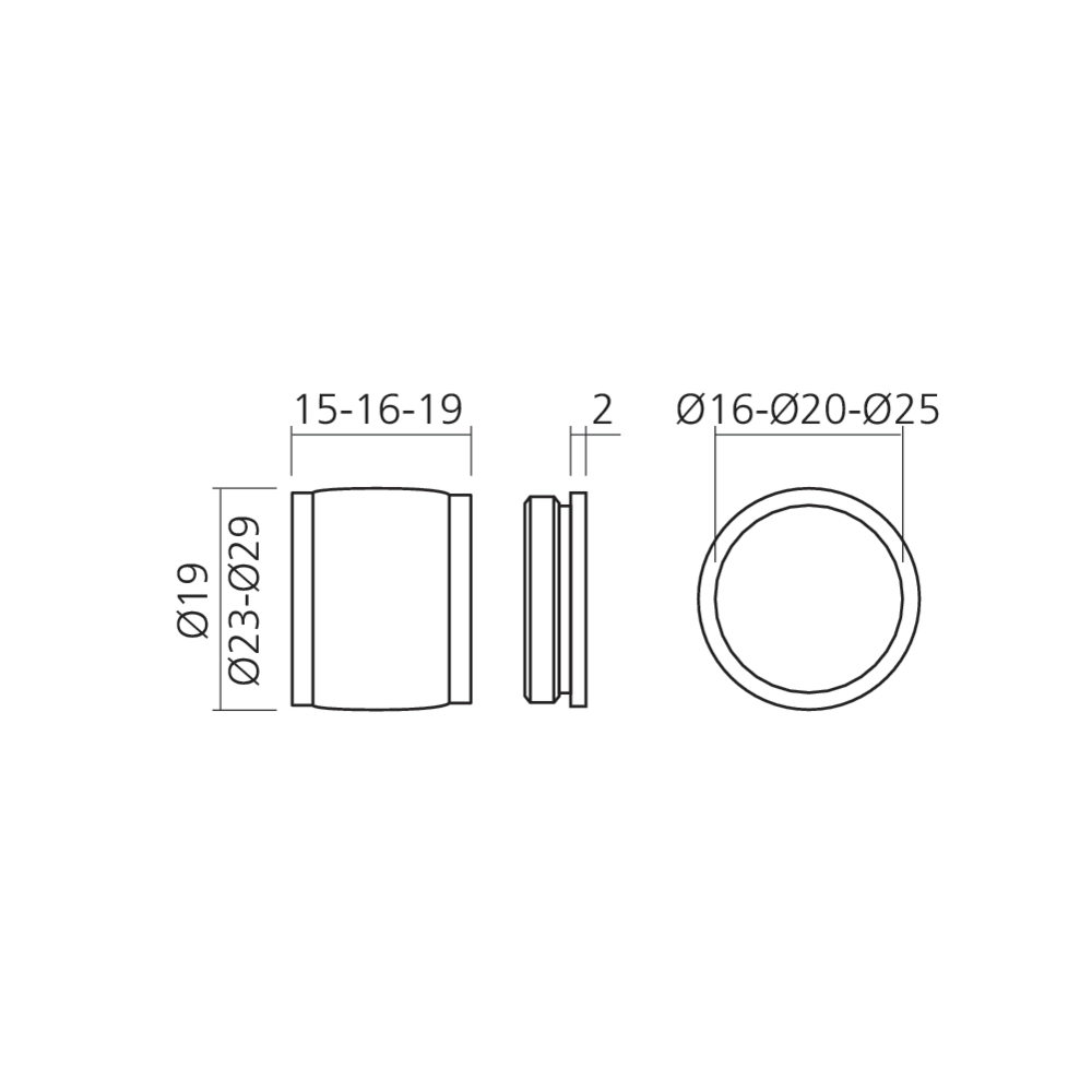 Support d'extrémité