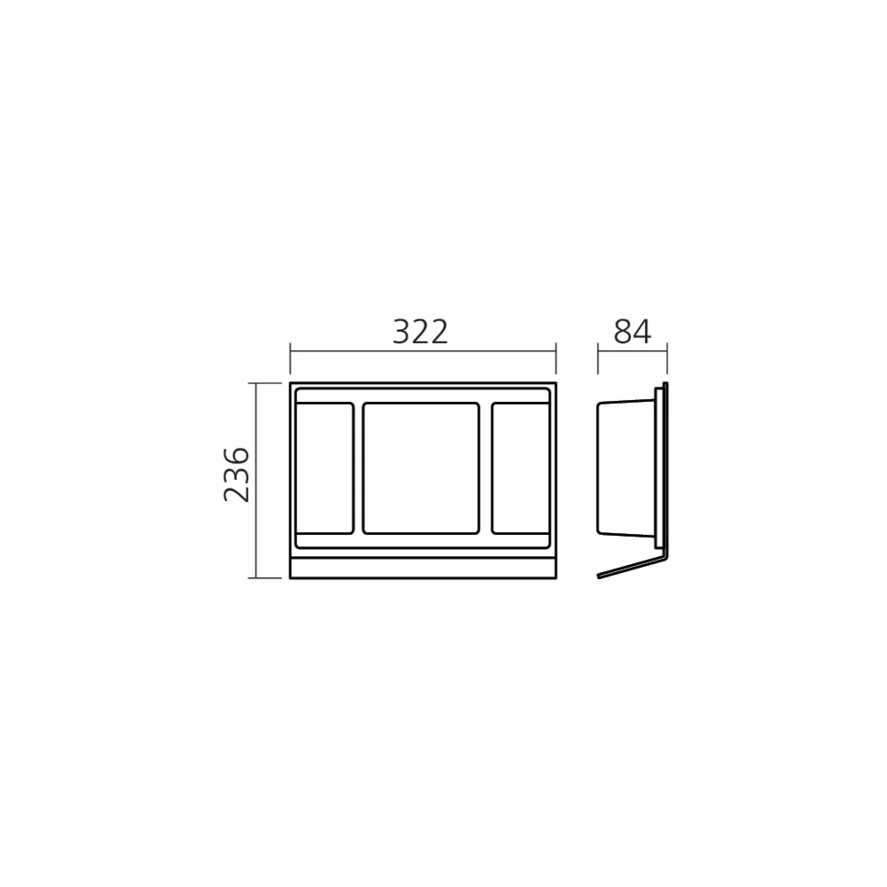 Range-accessoires et range-poubelle pour tiroir SDB