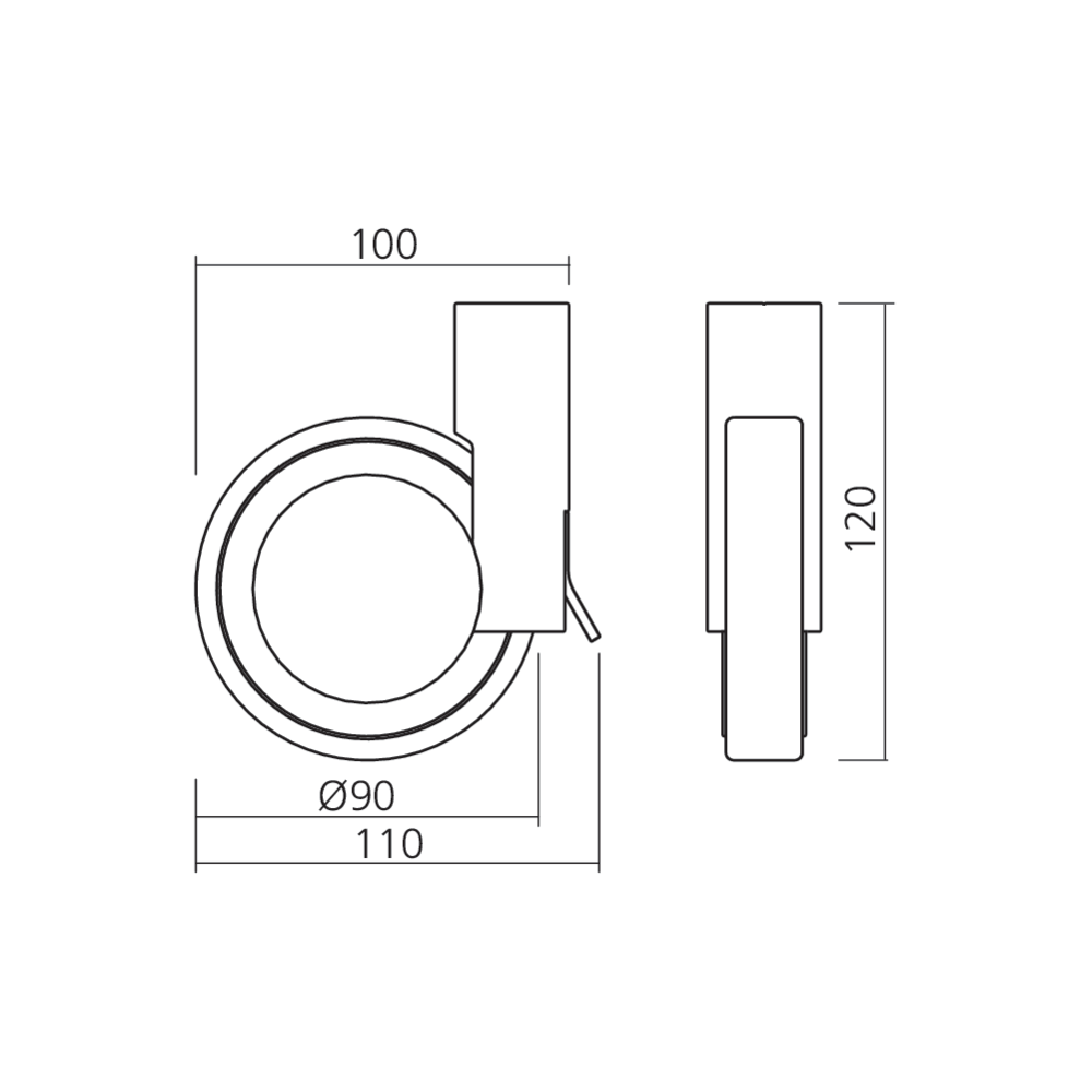 Roulette à frein ROTOLA