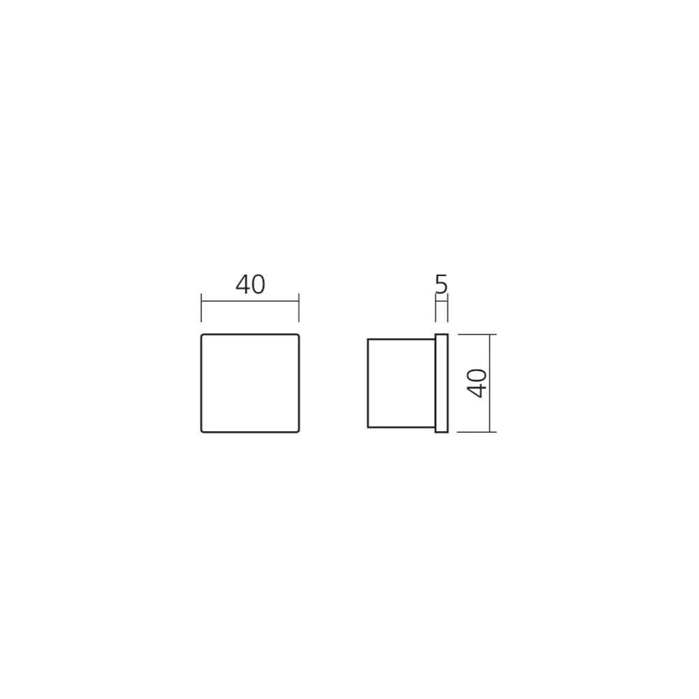 Embout SQUARE-LINE carré