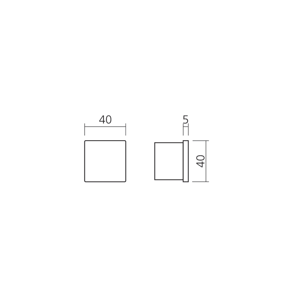 Embout SQUARE-LINE carré