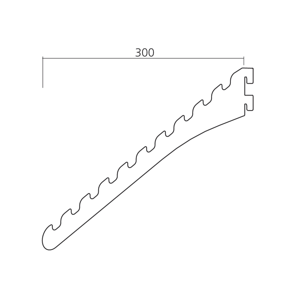 Support perroquet 10 encoches