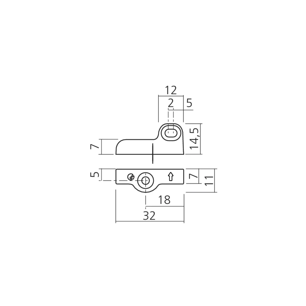 Fixation de fond de tiroir