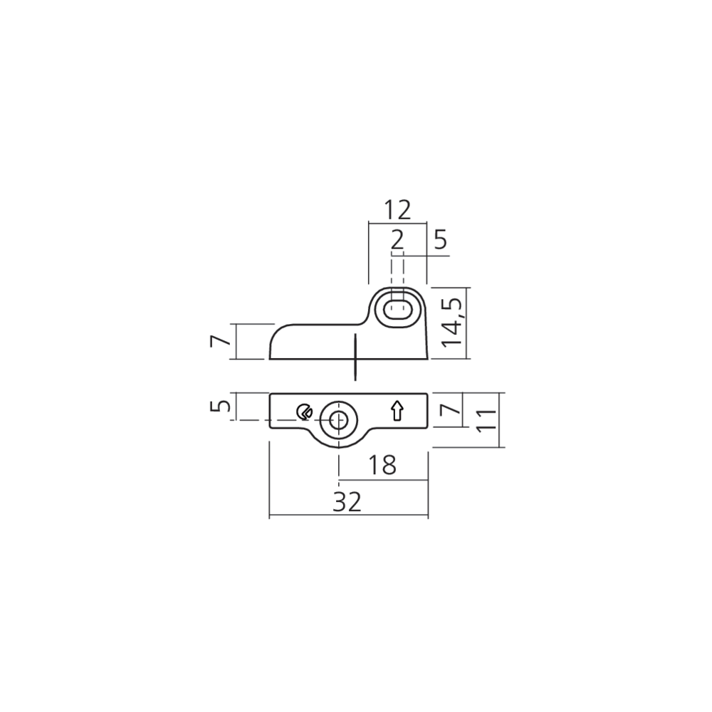 Fixation de fond de tiroir