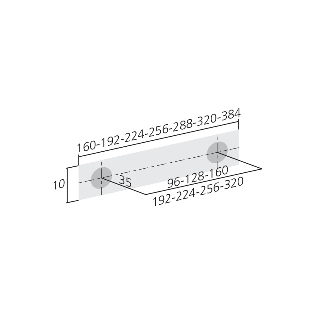 Poignée bâton inox Ø10 mm