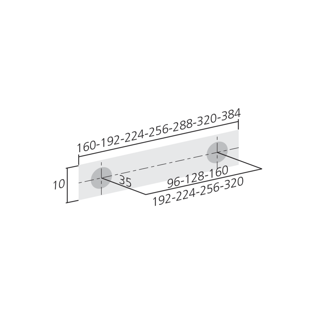 Poignée bâton inox Ø10 mm