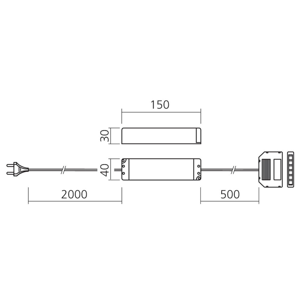 Transformateur 12 V - 30 W