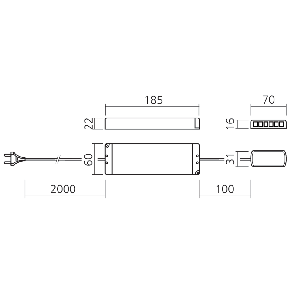 Transformateur 24 V - 70 W