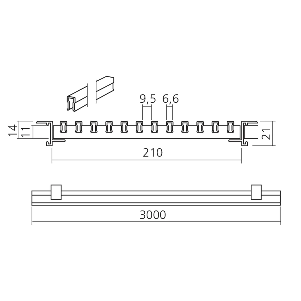 Lame pour grille cache-radiateur