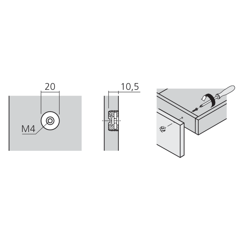 Rondelle de fixation de façade
