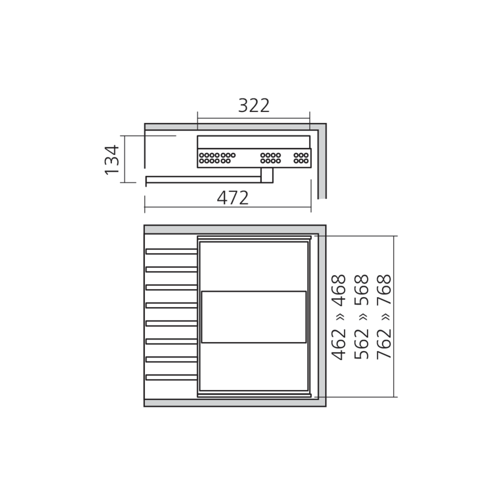 Porte-pantalons et rangement STYLÉA