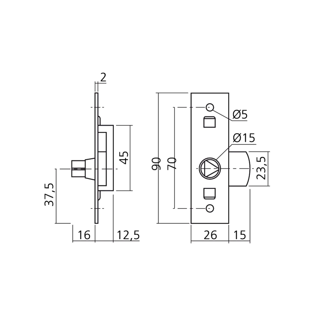 Serrure batteuse EDF
