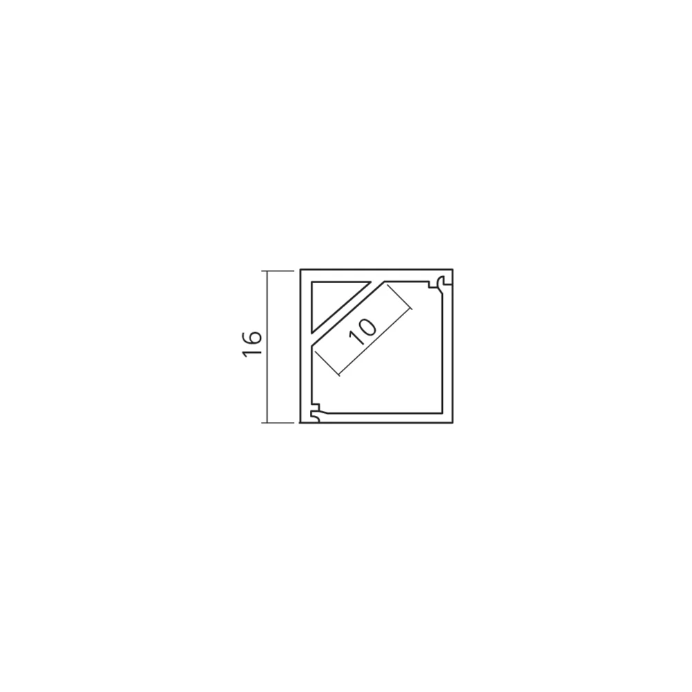 Profil d’angle carré