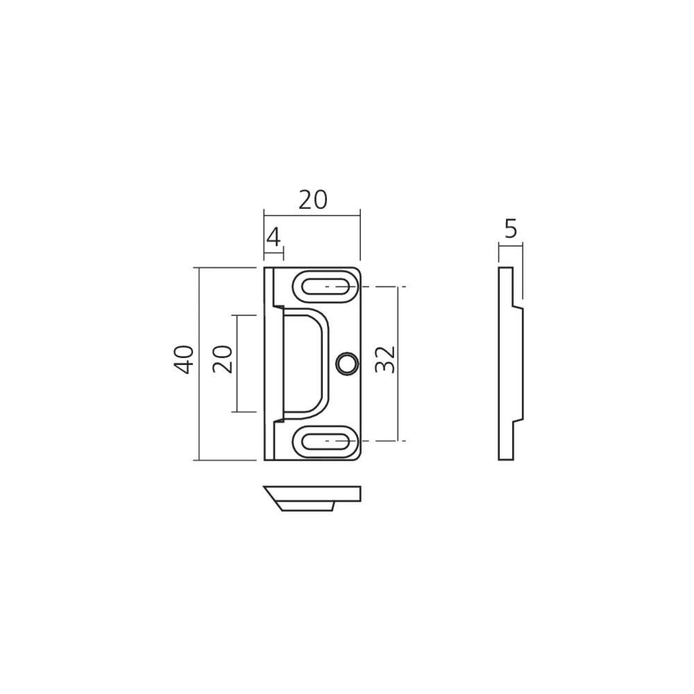Gâche pour SER574 et SER584