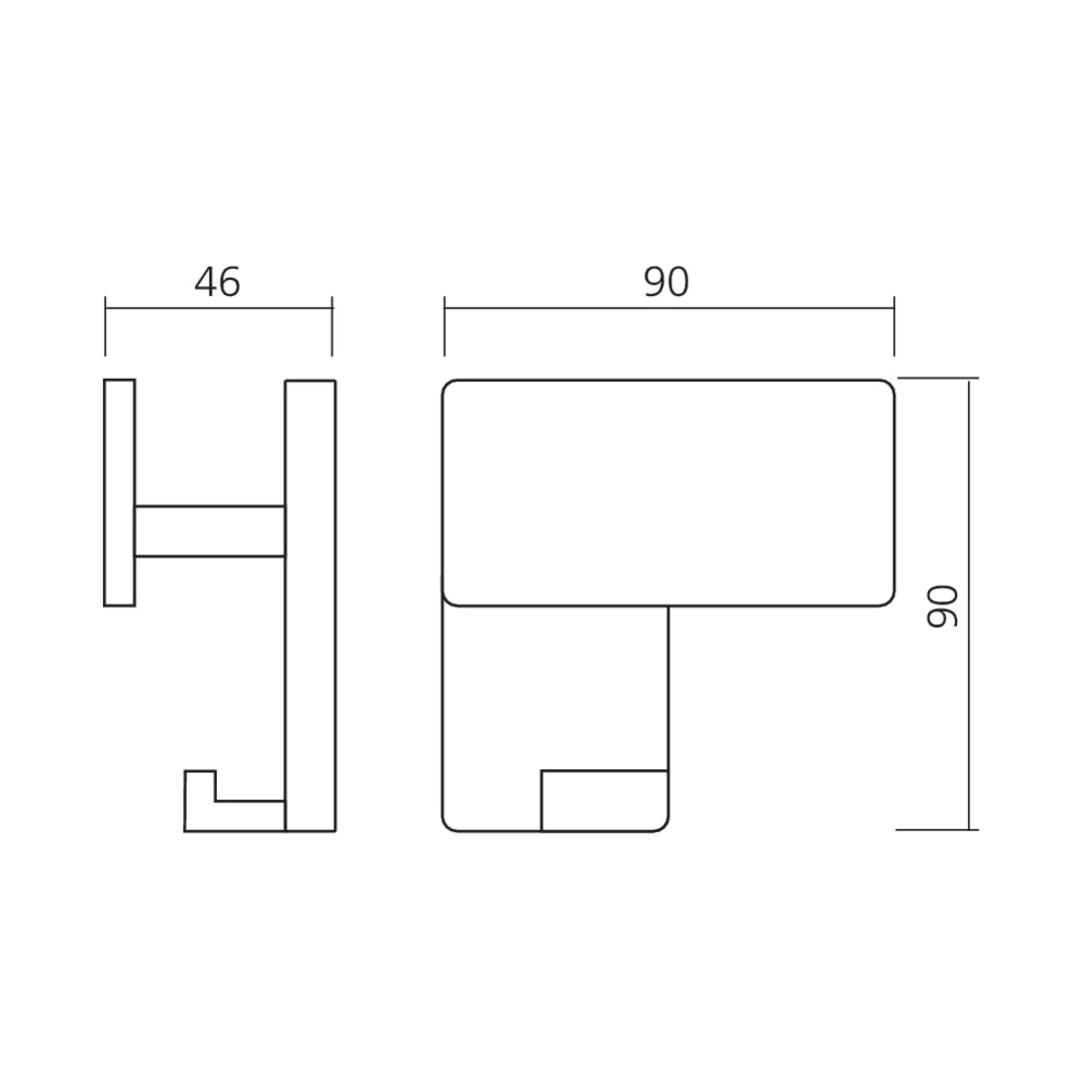 Patère grand modèle