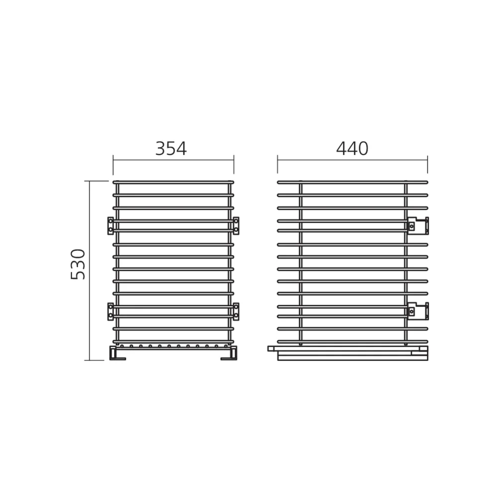Ensemble coulissant fil