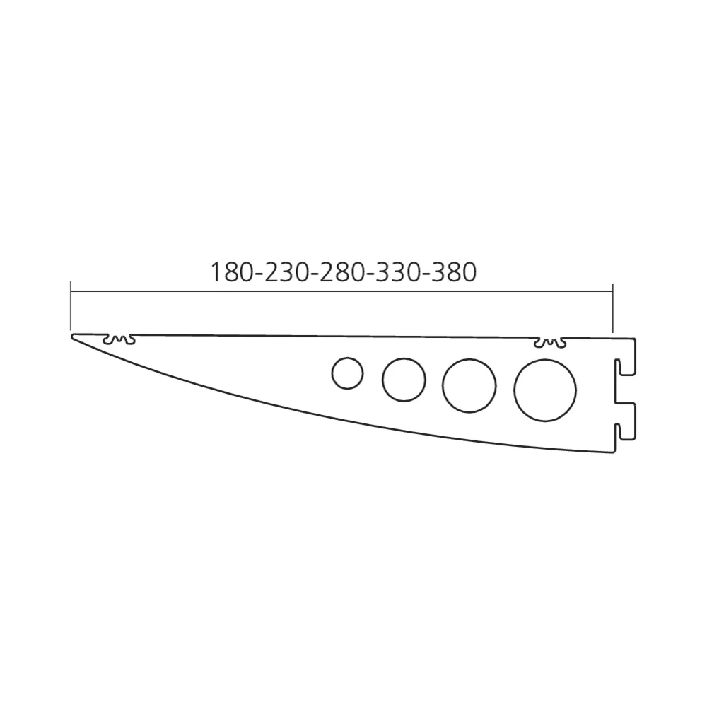 Console simple ajourée SOFT DESIGN