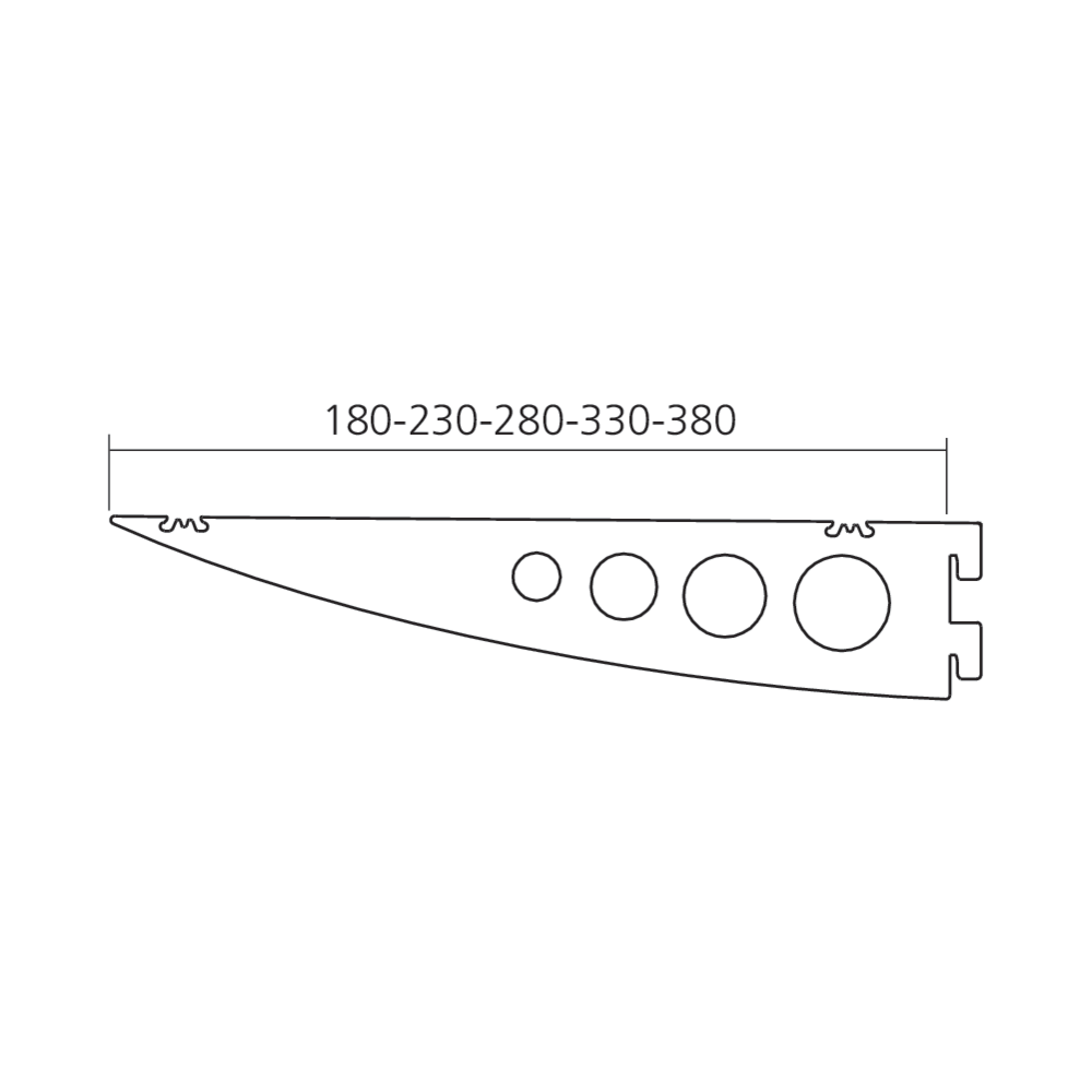 Console simple ajourée SOFT DESIGN