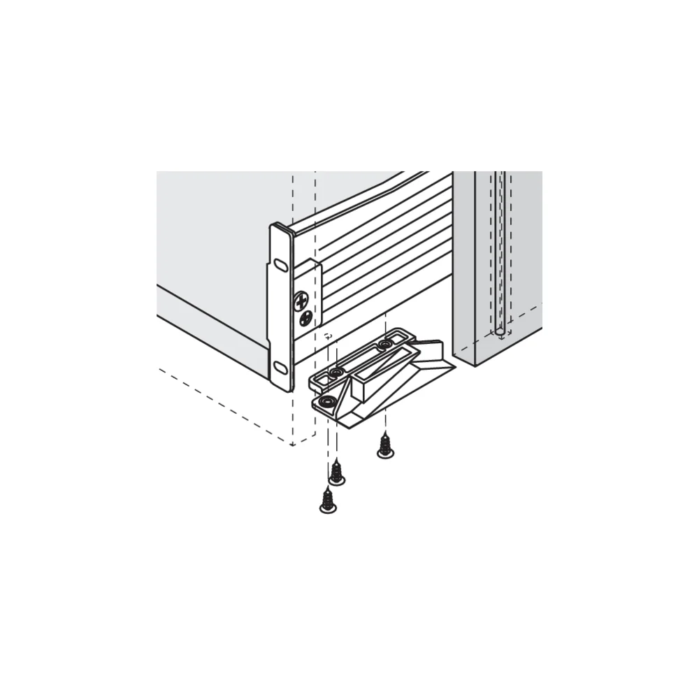 Gâche pour serrure bureau