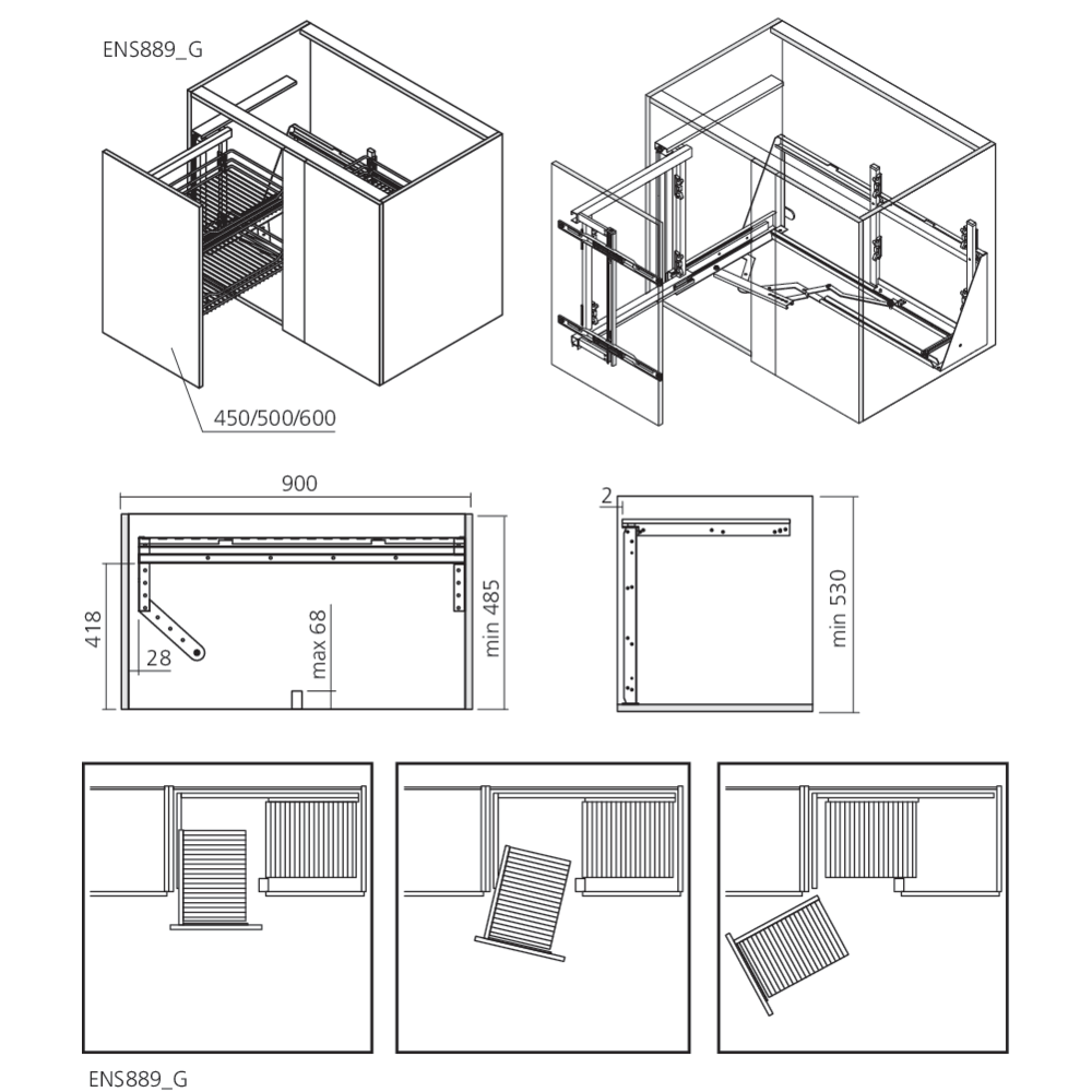 Ensemble d'angle COR Fold