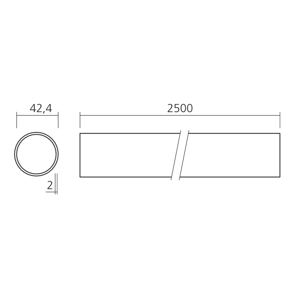 Tube de main courante Q-Line
