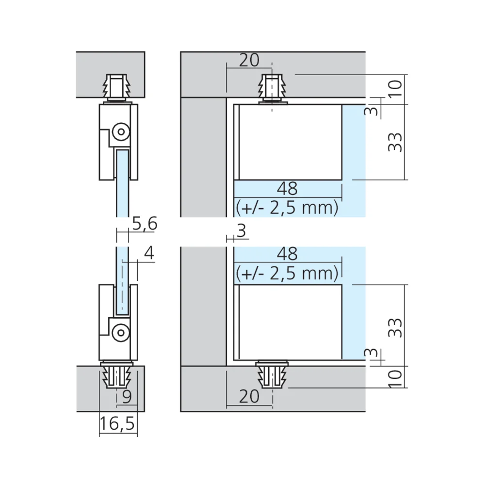Paire pivot de glace 5 kg