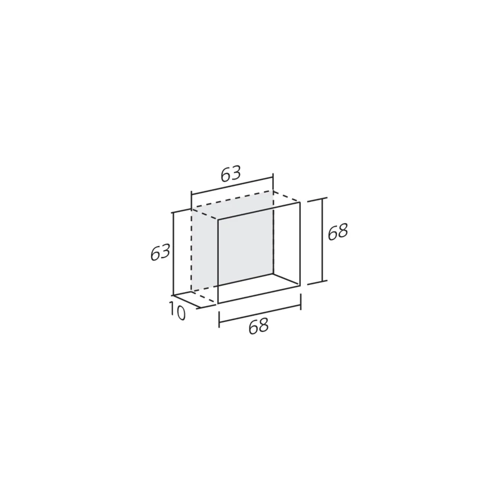 Poignée à encastrer
